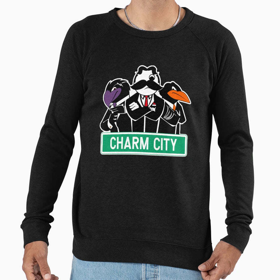 Charm City Gang Sweatshirt - Custom Art Print Men Women - T-Shirt, Sweatshirt, Hoodie