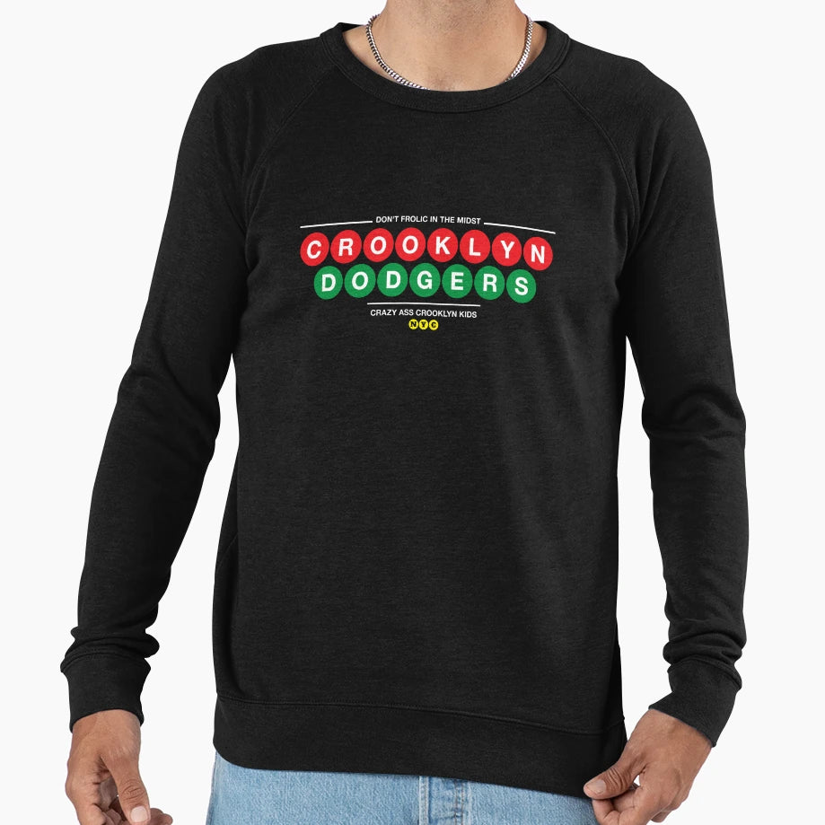 Crooklyn Dodgers Sweatshirt - Fun Novelty Design Men Women - T-Shirt, Sweatshirt, Hoodie