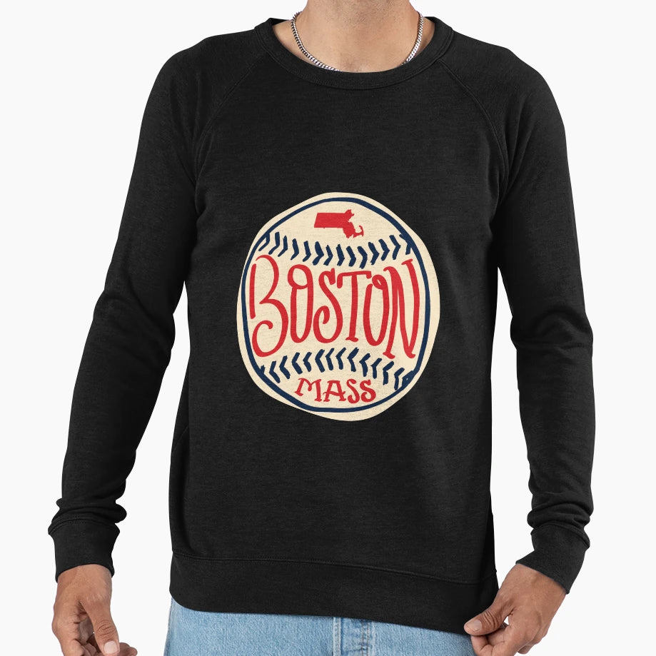Boston Massachusetts Hand Sweatshirt - Graphic Print for Adults - T-Shirt, Sweatshirt, Hoodie