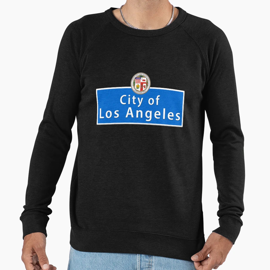 Los Angeles Street Sweatshirt - Casual Everyday Wear Men Women - T-Shirt, Sweatshirt, Hoodie