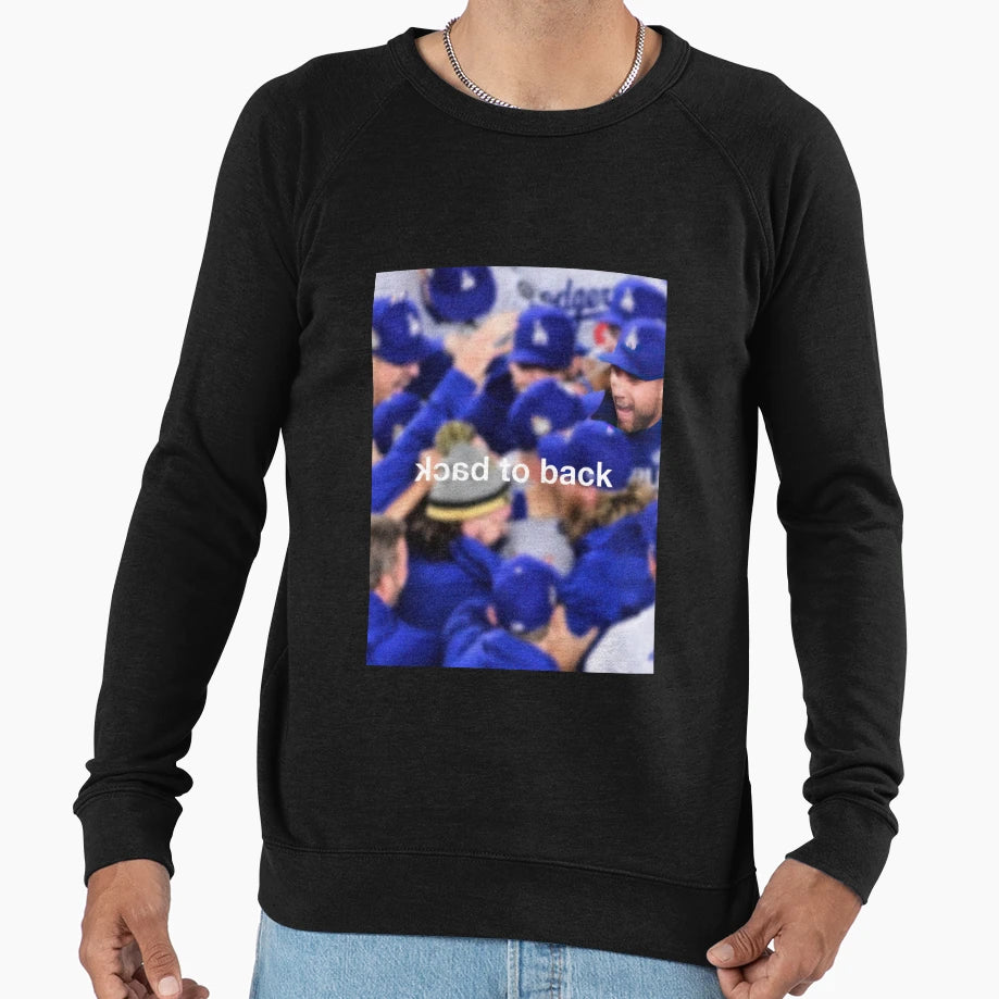 Complex Sports La Dodgers Back Sweatshirt - Fun Novelty Design Men Women - T-Shirt, Sweatshirt, Hoodie