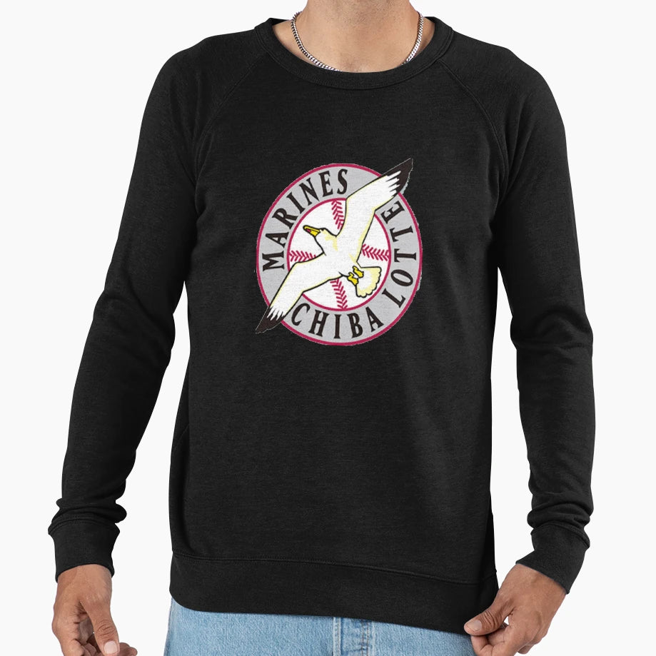 Chiba Lotte Marines Sweatshirt - Aesthetic Graphic Unisex - T-Shirt, Sweatshirt, Hoodie