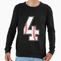 Baseball Number 4 Sweatshirt - Minimalist Print Men Women - T-Shirt, Sweatshirt, Hoodie