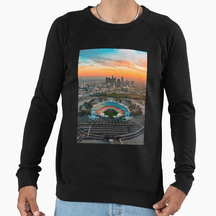 Dodger Stadium Los Angeles Sweatshirt - Novelty Apparel for Adults - T-Shirt, Sweatshirt, Hoodie
