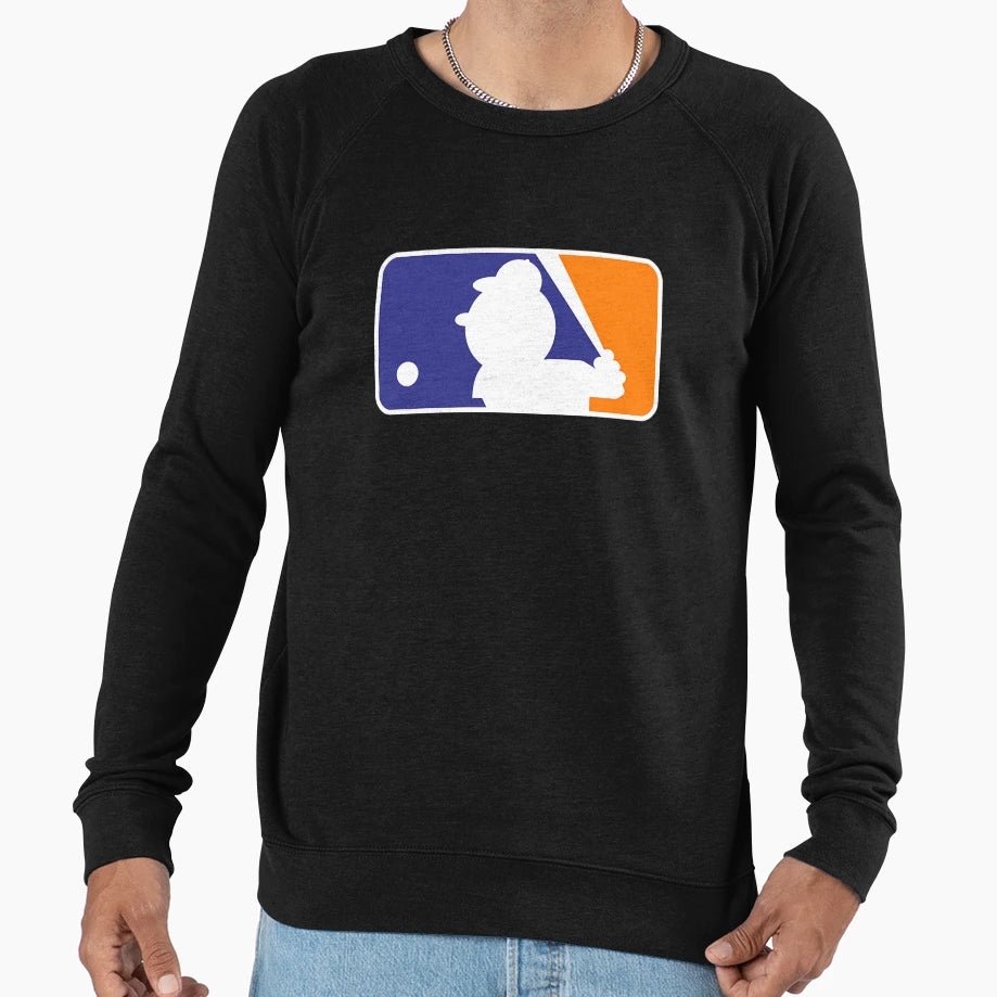 Mr Met Baseball League Logo Sweatshirt - Unique Graphic Men Women - T-Shirt, Sweatshirt, Hoodie