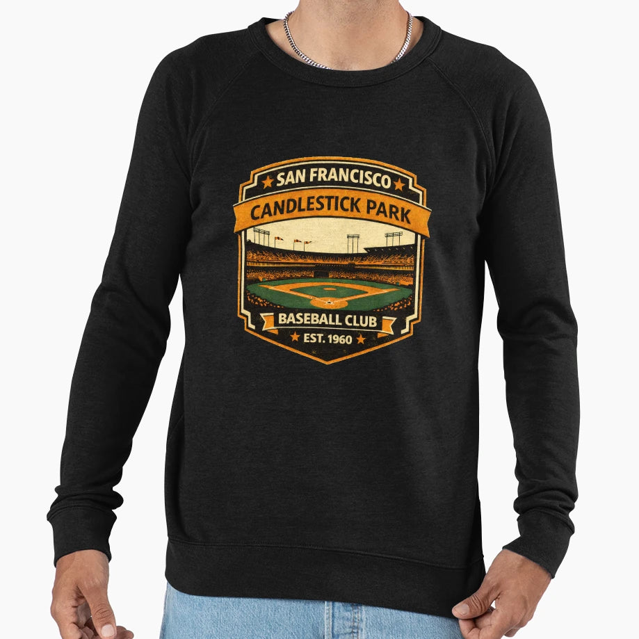 Candlestick Park San Francisco T-Shirt - Custom Art Print Men Women - T-Shirt, Sweatshirt, Hoodie