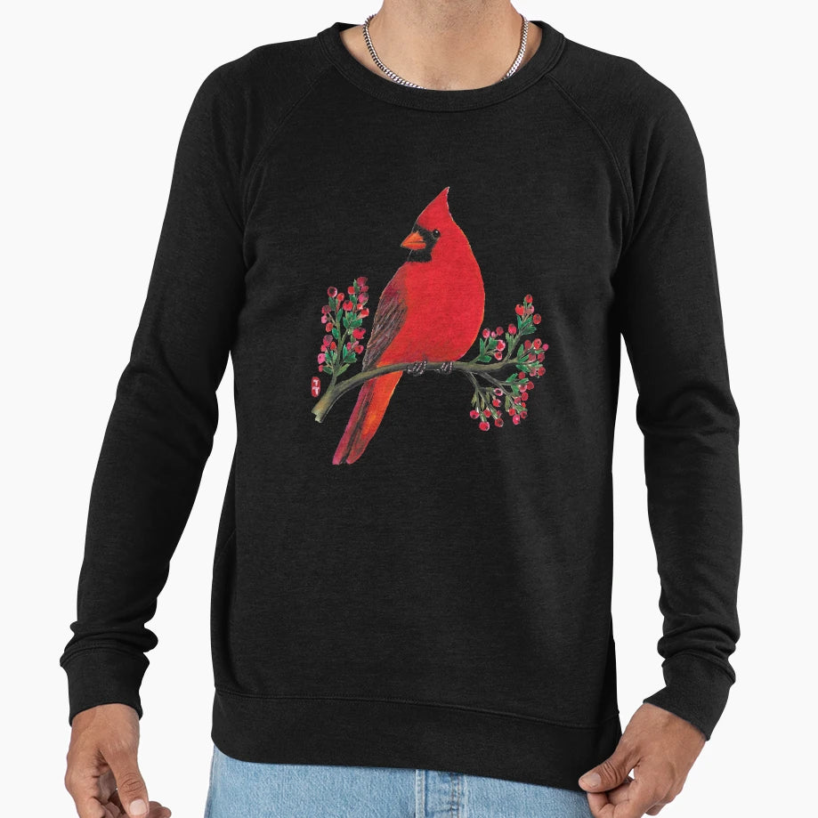 Cardinal Bird Sweatshirt - Fun Novelty Design Men Women - T-Shirt, Sweatshirt, Hoodie