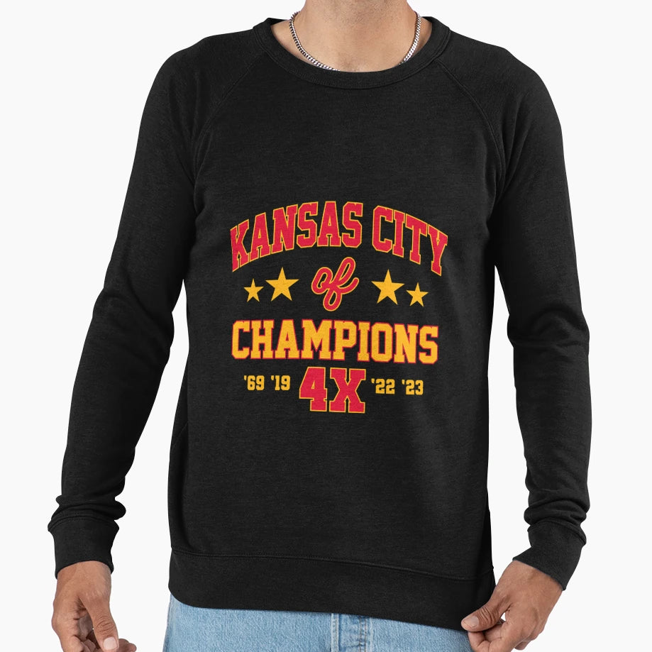 Art Kansas City Chiefs Sweatshirt - Custom Art Print for Adults - T-Shirt, Sweatshirt, Hoodie