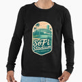 Sofi Stadium Sunset And Palms Los Sweatshirt - Custom Art Print Unisex - T-Shirt, Sweatshirt, Hoodie