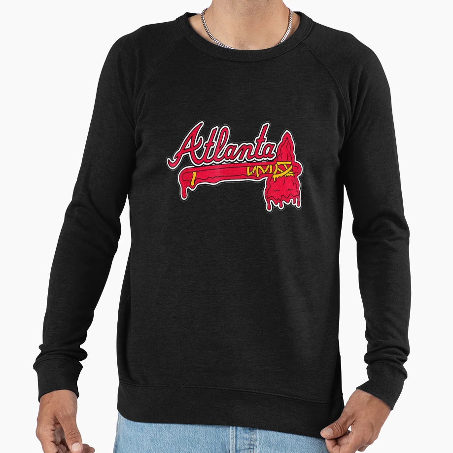 Atlantas Baseball Georgia Brave Sweatshirt - Graphic Print Men Women - T-Shirt, Sweatshirt, Hoodie