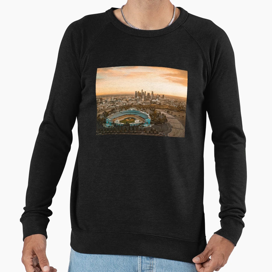 Dodger Stadium Downtown Los Angeles Sweatshirt - Aesthetic Graphic Unisex - T-Shirt, Sweatshirt, Hoodie