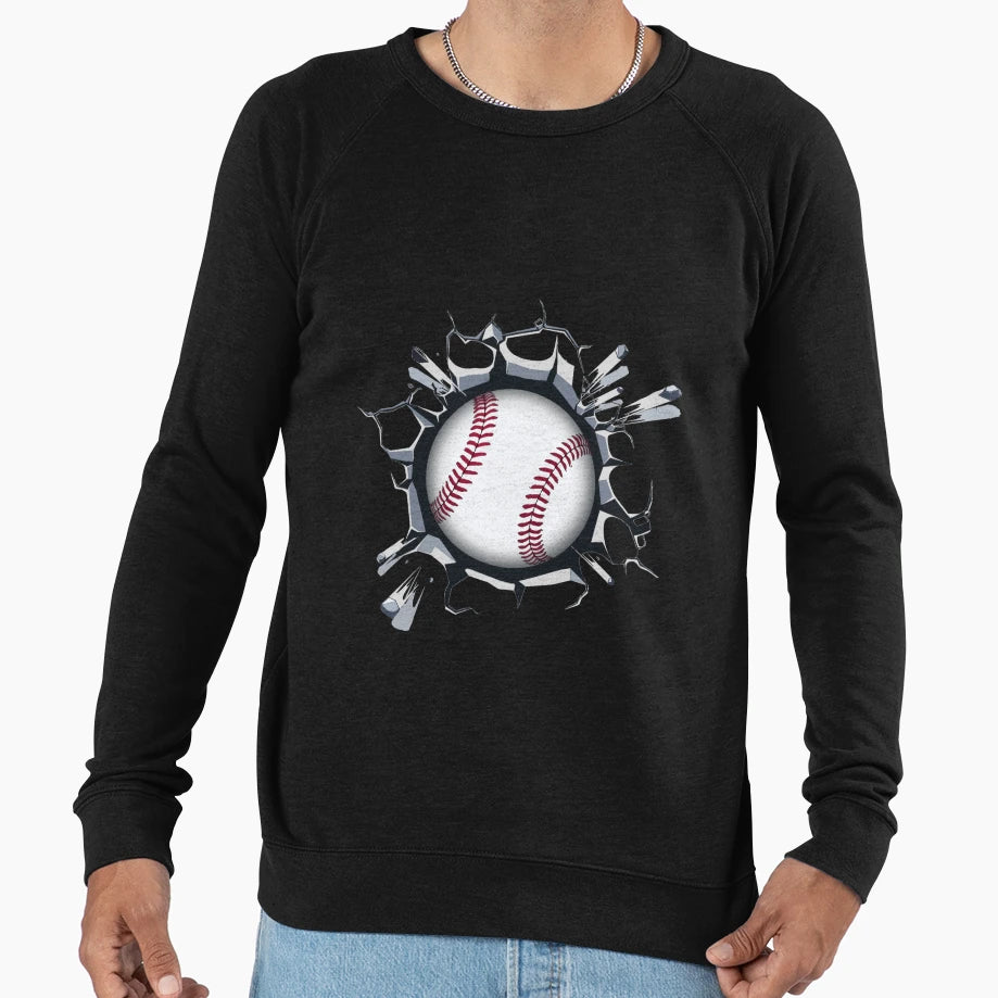 Baseball Smash Sweatshirt - Streetwear Style Unisex - T-Shirt, Sweatshirt, Hoodie