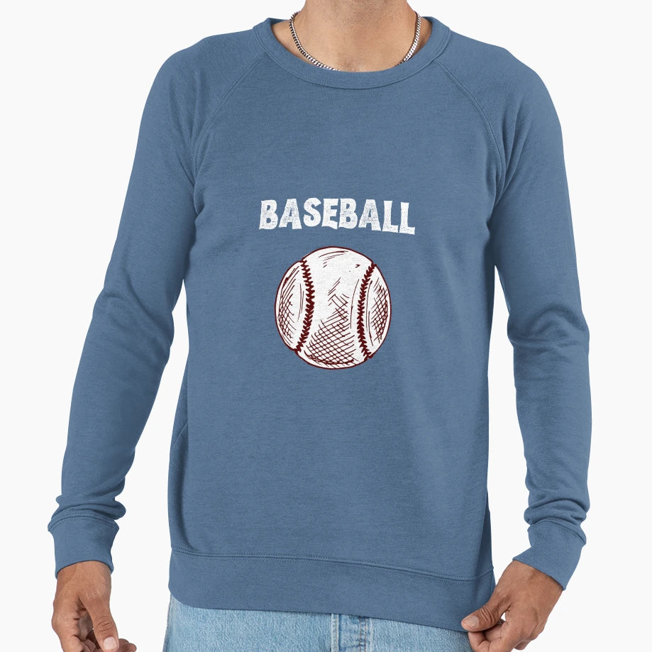 Baseball Sweatshirt - Custom Art Print Men Women - T-Shirt, Sweatshirt, Hoodie