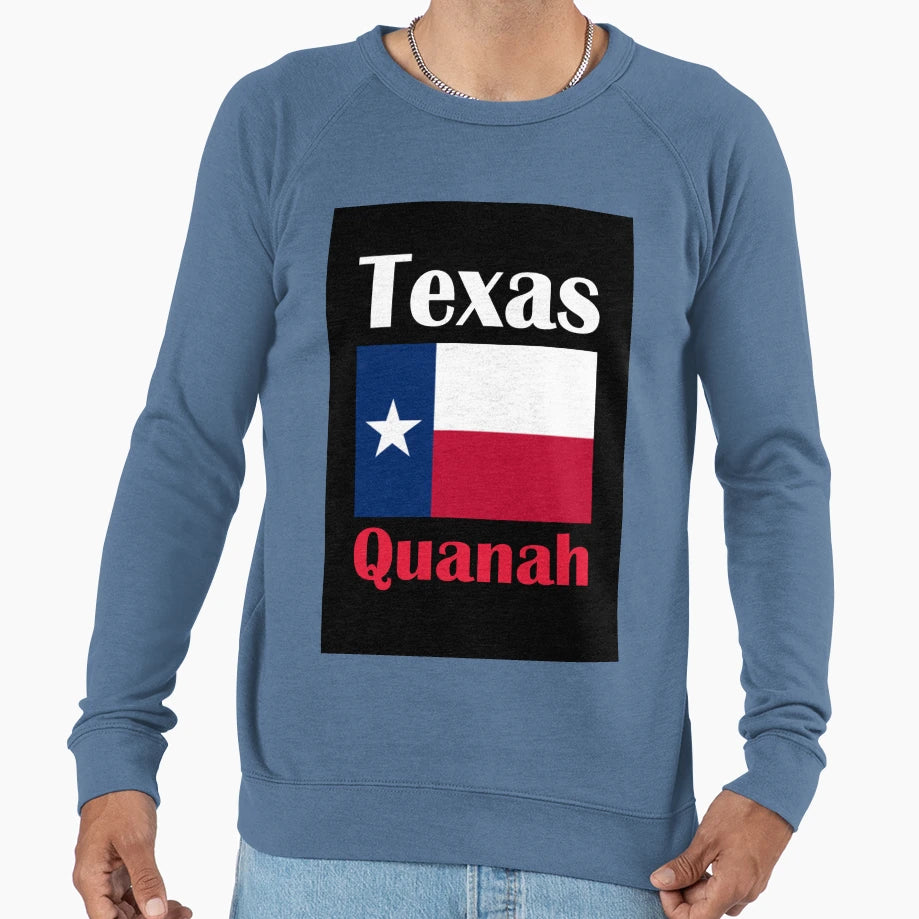 Quanah Tx Sweatshirt - Graphic Print Unisex - T-Shirt, Sweatshirt, Hoodie