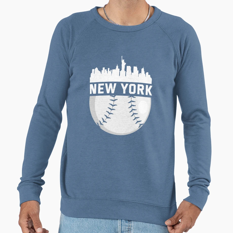 New York City Baseball Downtown Nyc Sweatshirt - Graphic Print for Adults - T-Shirt, Sweatshirt, Hoodie