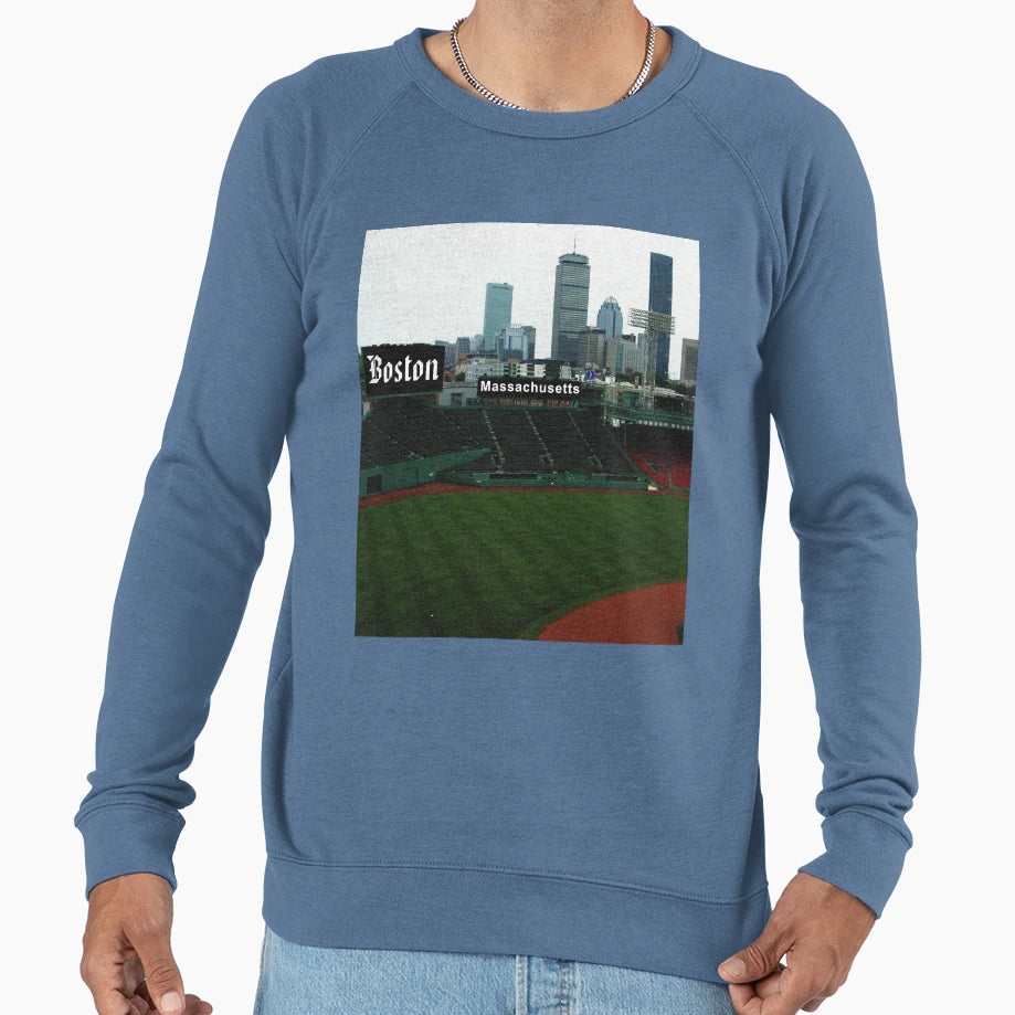 Boston Massachusetts Famous Sweatshirt - Trendy Graphic for Adults - T-Shirt, Sweatshirt, Hoodie