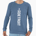 Detroit Vertical Sweatshirt - Fun Novelty Design Men Women - T-Shirt, Sweatshirt, Hoodie