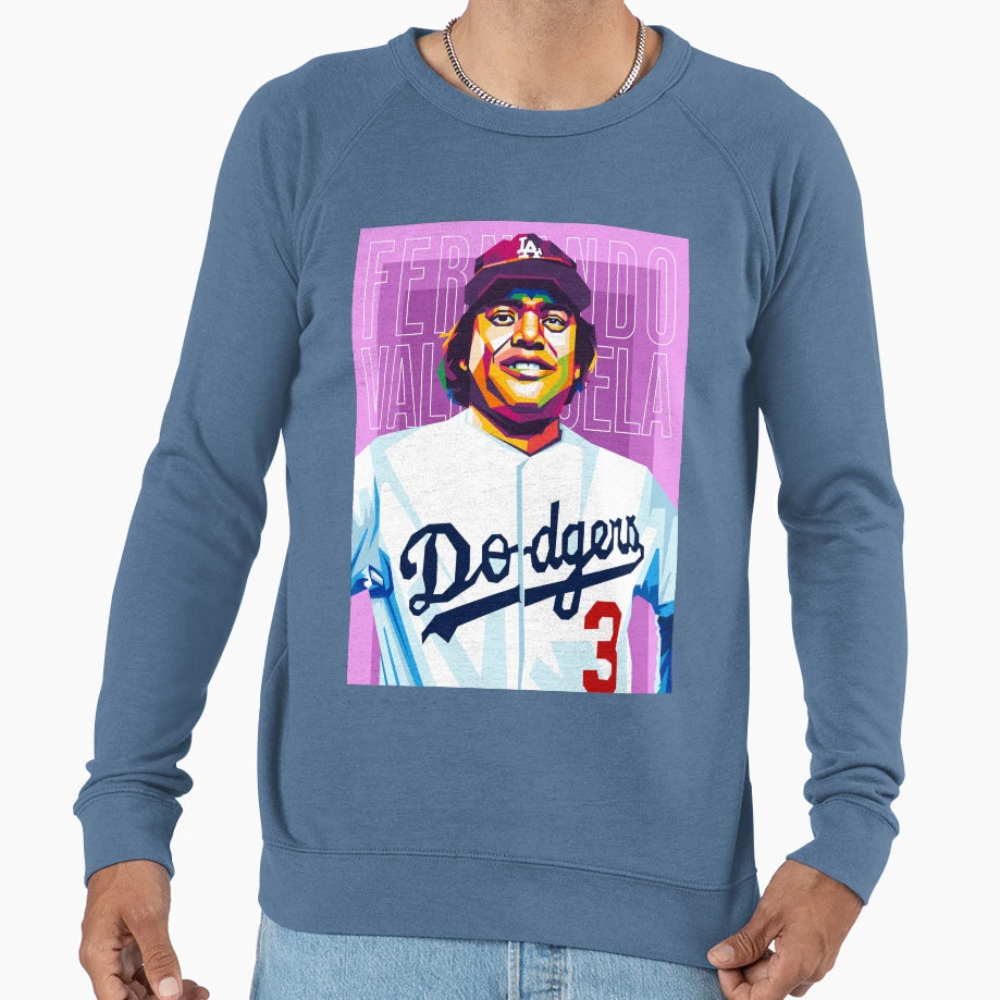 Fernando Valenzuela Sweatshirt - Novelty Apparel for Adults - T-Shirt, Sweatshirt, Hoodie