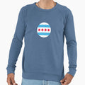 Chicago Flag Iconic Four Red Stars Sweatshirt - Trendy Graphic for Adults - T-Shirt, Sweatshirt, Hoodie
