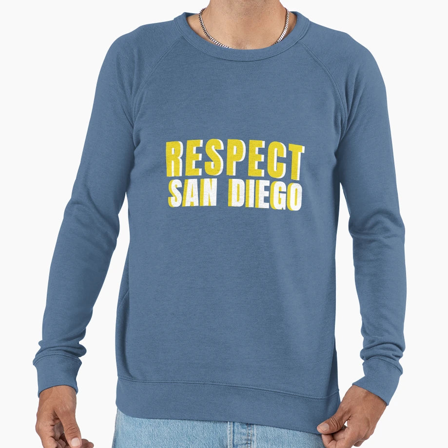 Respect San Diego Sweatshirt - Trendy Graphic Unisex - T-Shirt, Sweatshirt, Hoodie