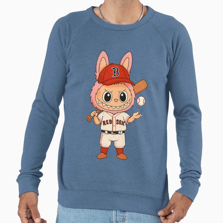 Sports Monster Baseball Player Sweatshirt - Aesthetic Graphic for Adults - T-Shirt, Sweatshirt, Hoodie