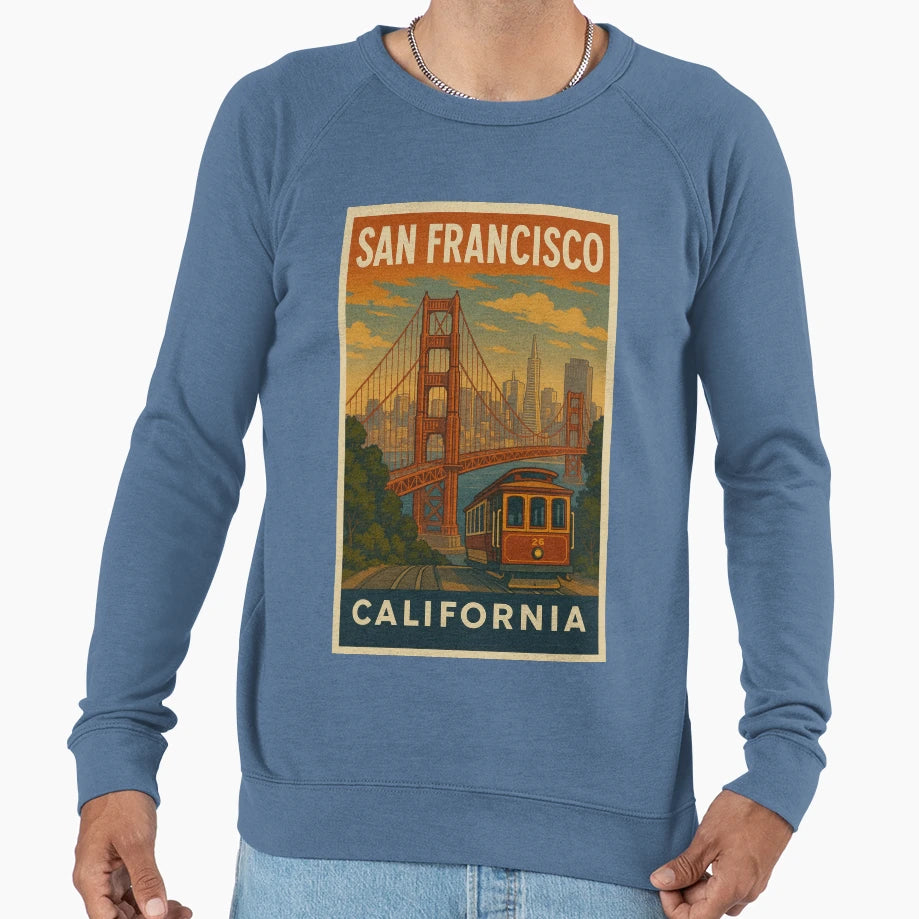 San Francisco Bay Area Sweatshirt - Fun Novelty Design Men Women - T-Shirt, Sweatshirt, Hoodie