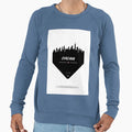 Chicago Usa Skyline Silhouette Sweatshirt - Fun Novelty Design Unisex - T-Shirt, Sweatshirt, Hoodie