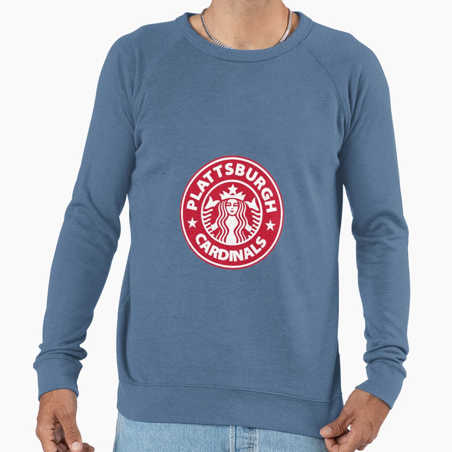 Suny Plattsburgh Coffee Sweatshirt - Unique Graphic for Adults - T-Shirt, Sweatshirt, Hoodie