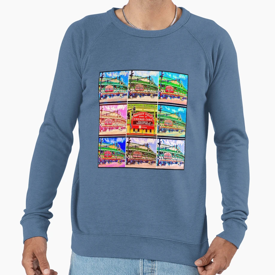 Cubs Win Welcome To Wrigleyville Sweatshirt - Minimalist Print Unisex - T-Shirt, Sweatshirt, Hoodie