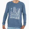 Seattle Washington Us Downtown Sweatshirt - Streetwear Style for Adults - T-Shirt, Sweatshirt, Hoodie