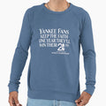 Keep Faith Yankee Fans Staying Sweatshirt - Trendy Graphic for Adults - T-Shirt, Sweatshirt, Hoodie