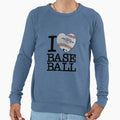 I Heart Baseball Sweatshirt - Streetwear Style for Adults - T-Shirt, Sweatshirt, Hoodie