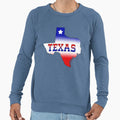 Texas Map Texas Flag Sweatshirt - Streetwear Style Men Women - T-Shirt, Sweatshirt, Hoodie