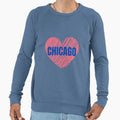 I Love Chicago Heart Sweatshirt - Graphic Print Men Women - T-Shirt, Sweatshirt, Hoodie