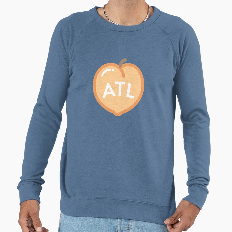 Atlanta Peach Sweatshirt - Fun Novelty Design Men Women - T-Shirt, Sweatshirt, Hoodie