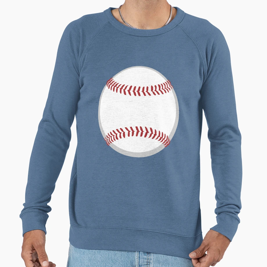 Baseball Sweatshirt - Custom Art Print Men Women - T-Shirt, Sweatshirt, Hoodie