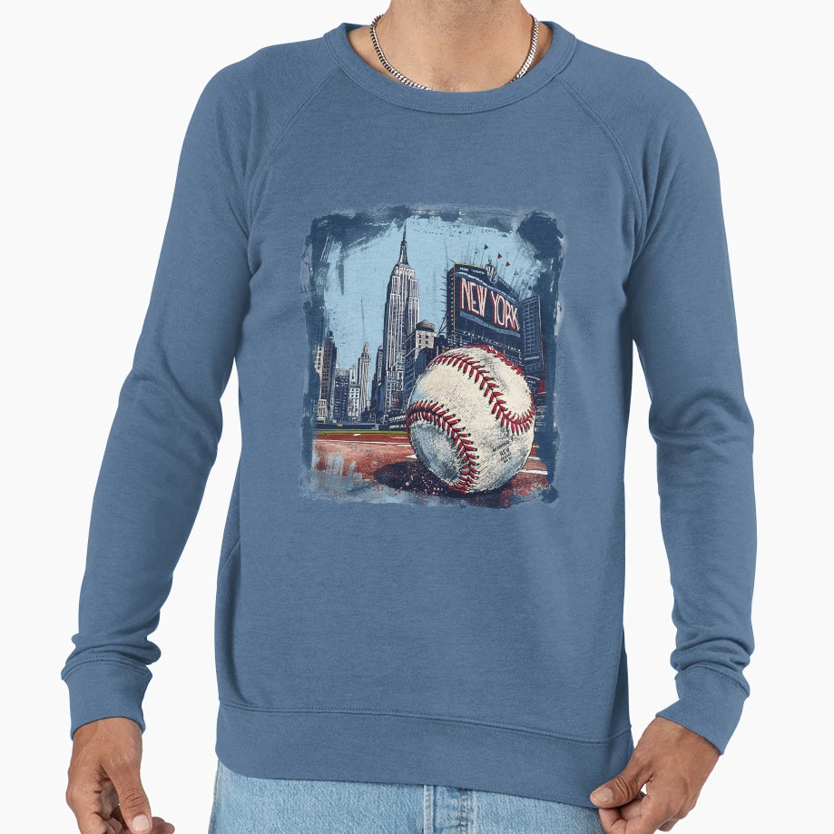Urban Baseball New Yorks Spirit Play Sweatshirt - Trendy Graphic for Adults - T-Shirt, Sweatshirt, Hoodie