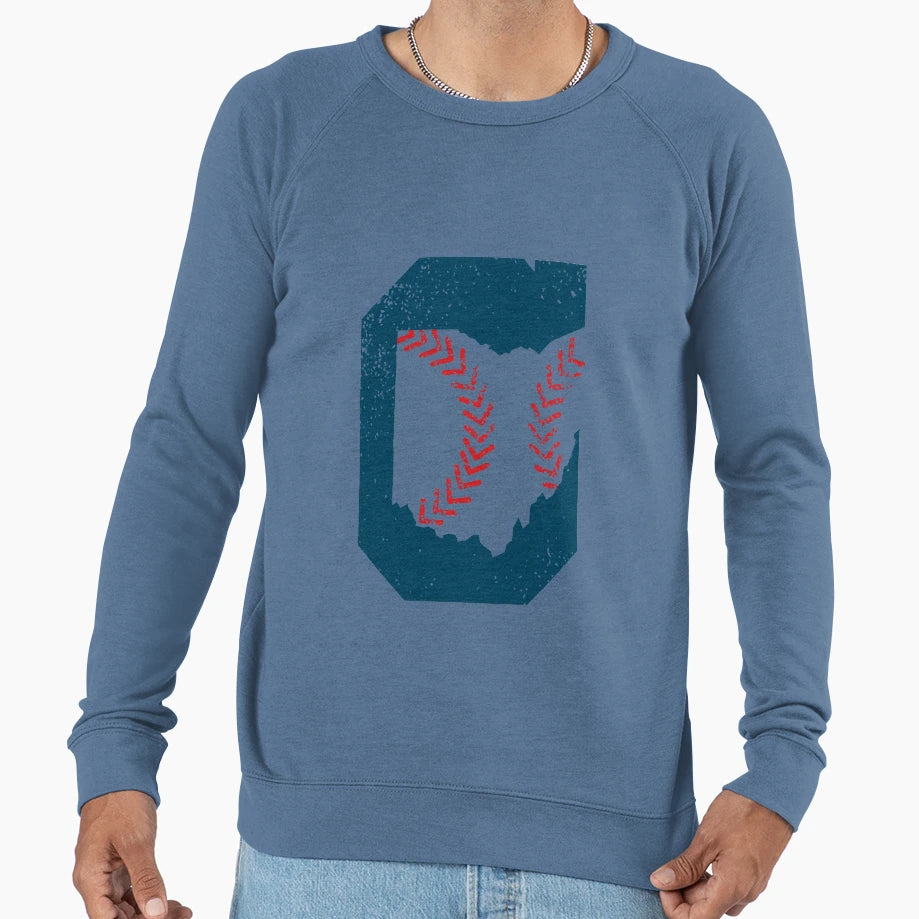 Cleveland Ohio Baseball Sweatshirt - Fun Novelty Design for Adults - T-Shirt, Sweatshirt, Hoodie