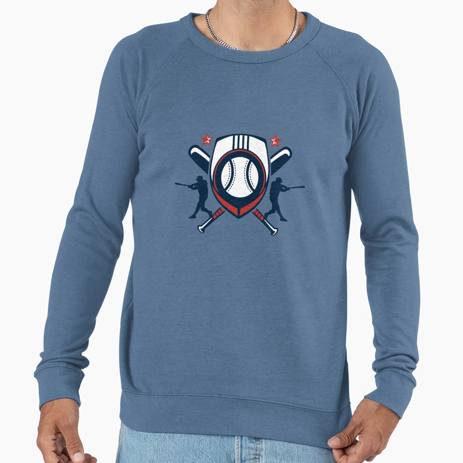 Baseball Player Logo Sweatshirt - Trendy Graphic Unisex - T-Shirt, Sweatshirt, Hoodie