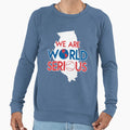 Baseball We Are World Serious Sweatshirt - Novelty Apparel Men Women - T-Shirt, Sweatshirt, Hoodie