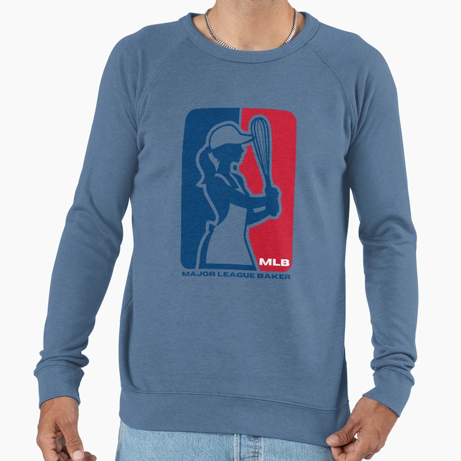 Major League Baker Mlb Logo Sweatshirt - Streetwear Style for Adults - T-Shirt, Sweatshirt, Hoodie