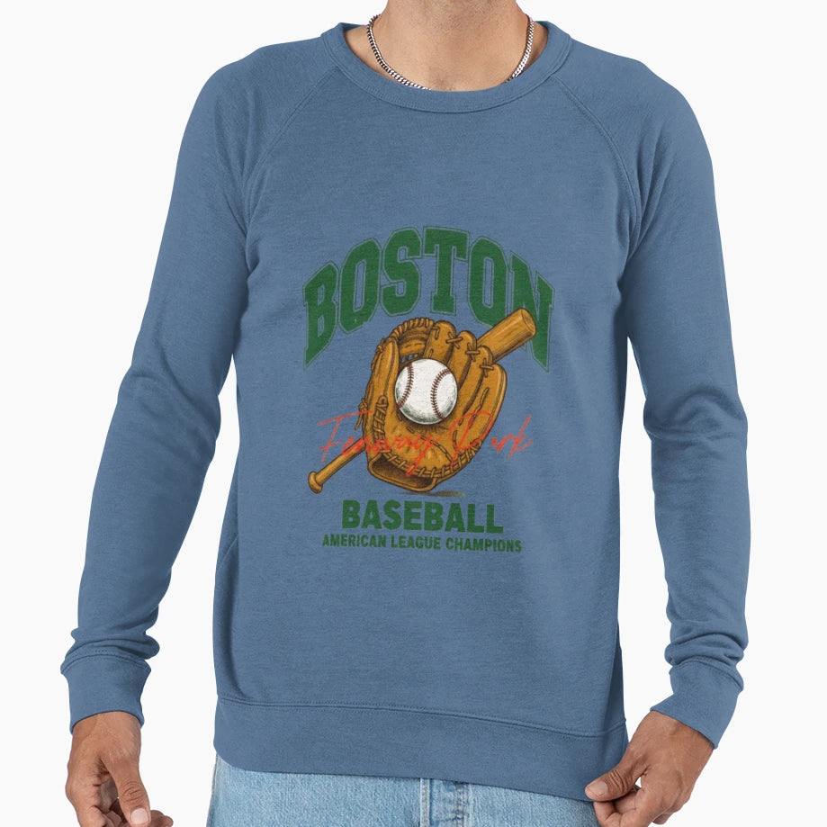 Boston Baseball Sweatshirt - Streetwear Style for Adults - T-Shirt, Sweatshirt, Hoodie