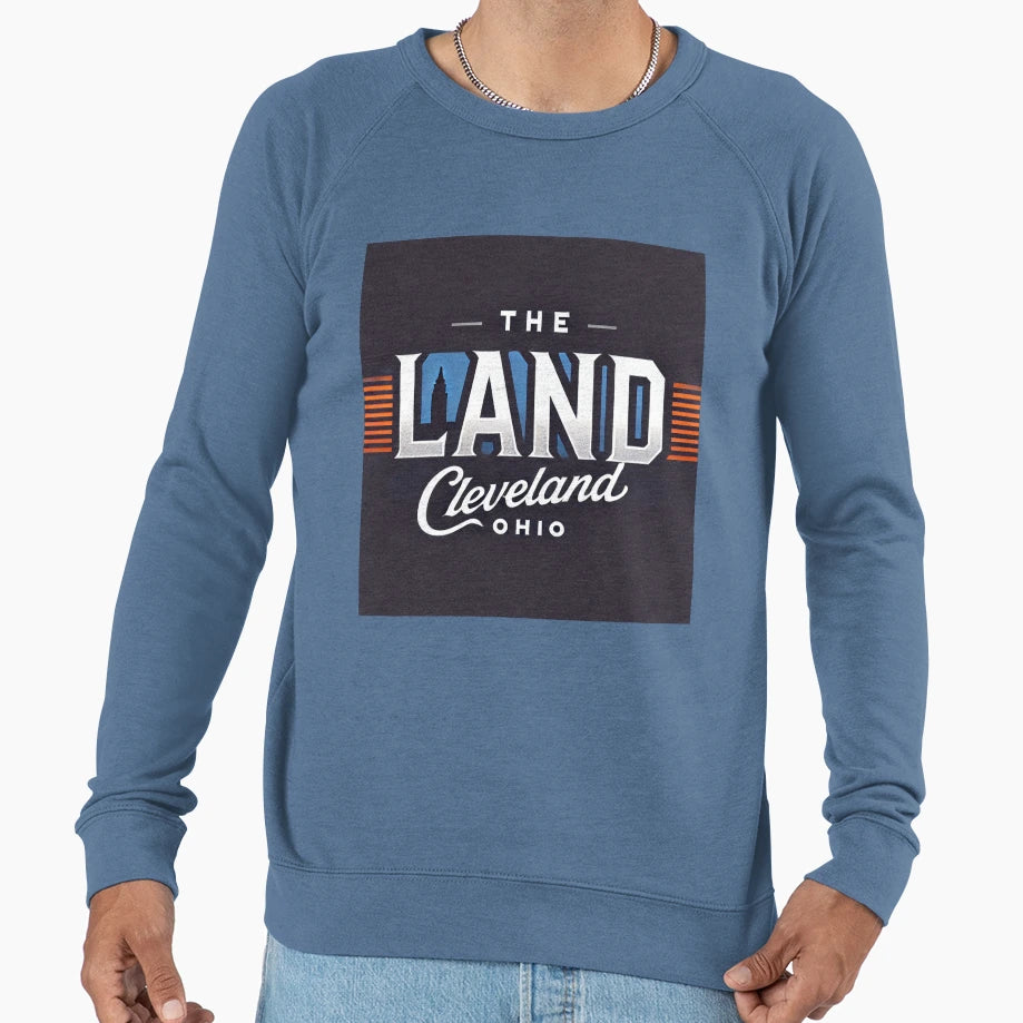 Land Cleveland Ohio Bold Logo Sweatshirt - Aesthetic Graphic Unisex - T-Shirt, Sweatshirt, Hoodie