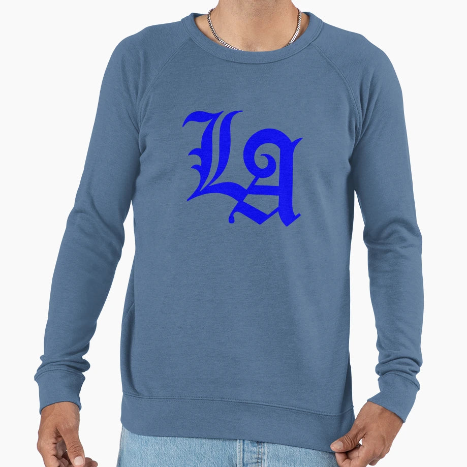 La Familia La Rams Logo Blue Sweatshirt - Streetwear Style Men Women - T-Shirt, Sweatshirt, Hoodie