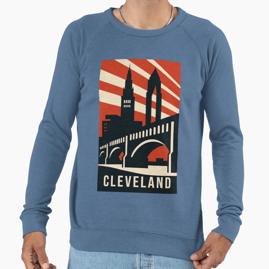 Cleveland Travel Sweatshirt - Trendy Graphic Unisex - T-Shirt, Sweatshirt, Hoodie