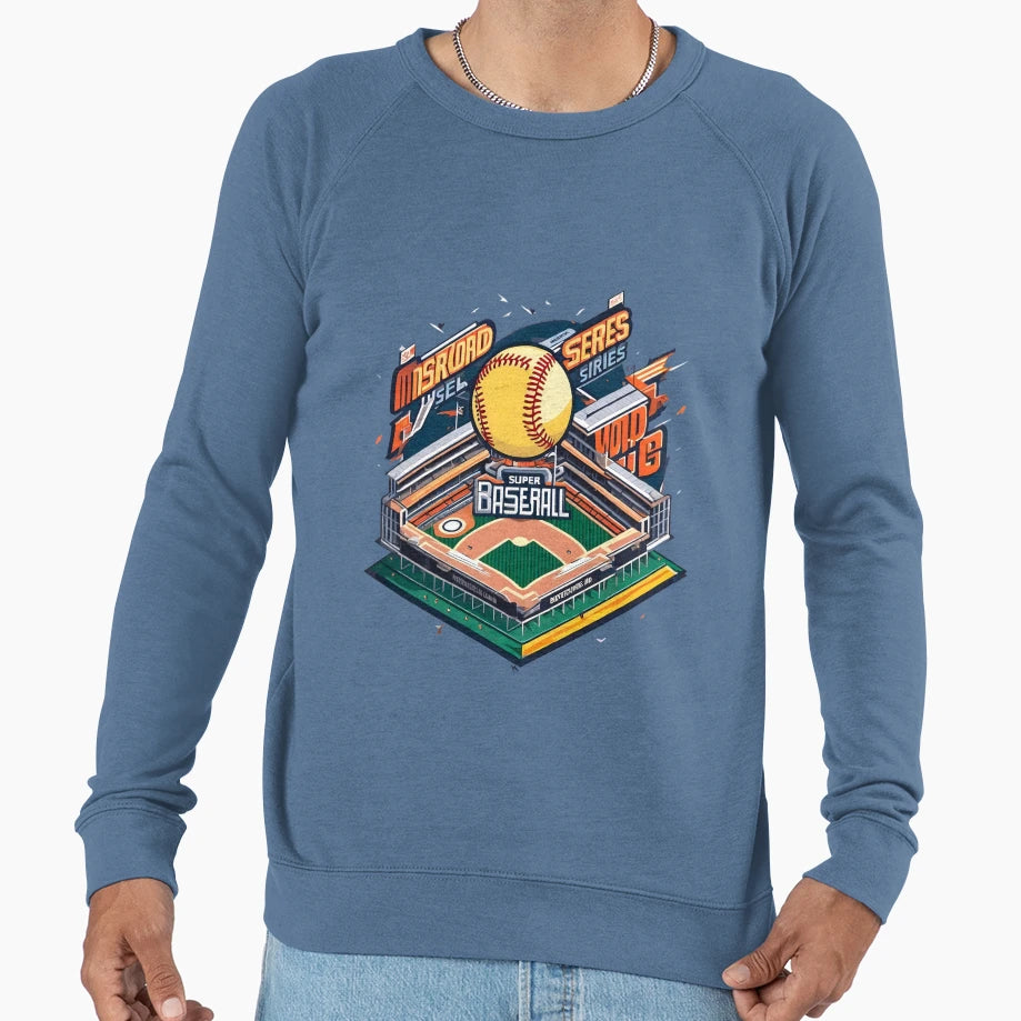Baseball Stadium Sweatshirt - Fun Novelty Design Men Women - T-Shirt, Sweatshirt, Hoodie