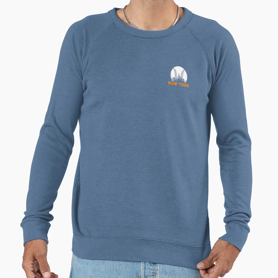New York Skyline Baseball Lover Sweatshirt - Custom Art Print for Adults - T-Shirt, Sweatshirt, Hoodie