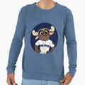 Baseball Team Moose Sweatshirt - Casual Everyday Wear Men Women - T-Shirt, Sweatshirt, Hoodie