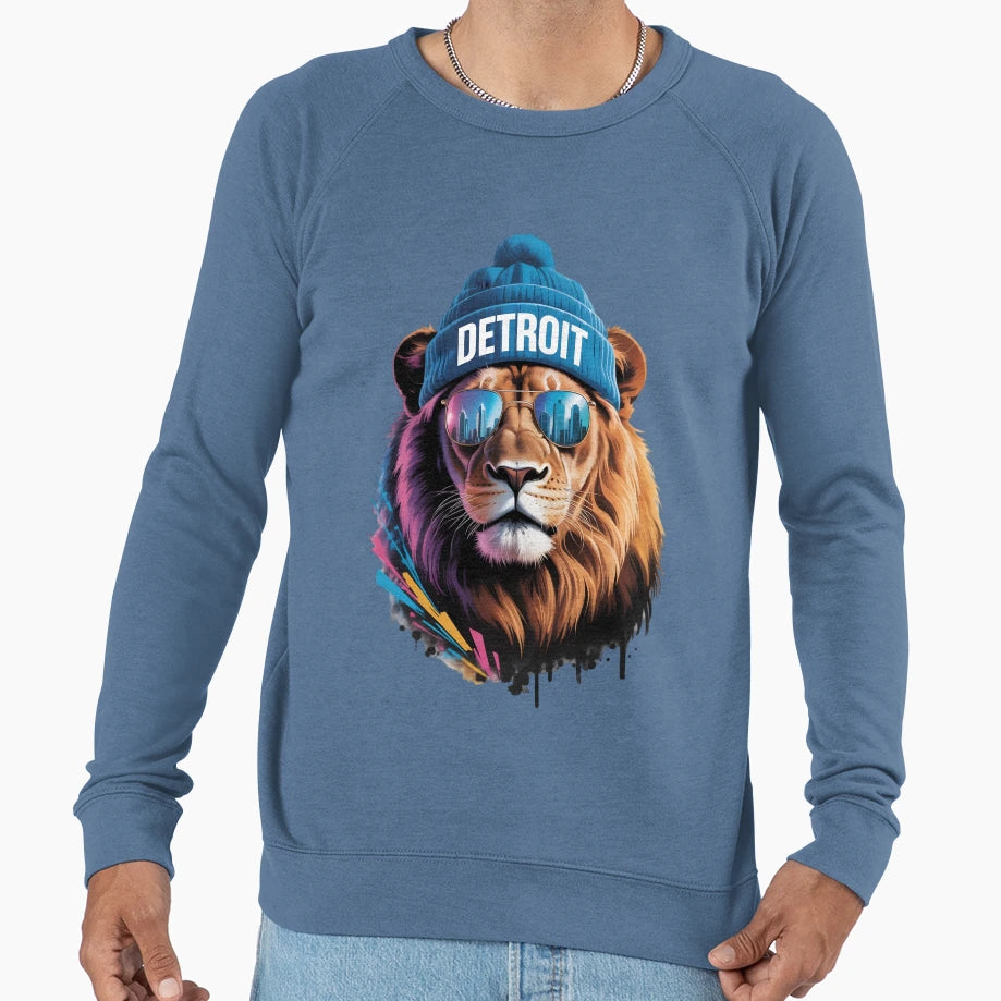 Detroit Team Sweatshirt - Casual Everyday Wear Men Women - T-Shirt, Sweatshirt, Hoodie