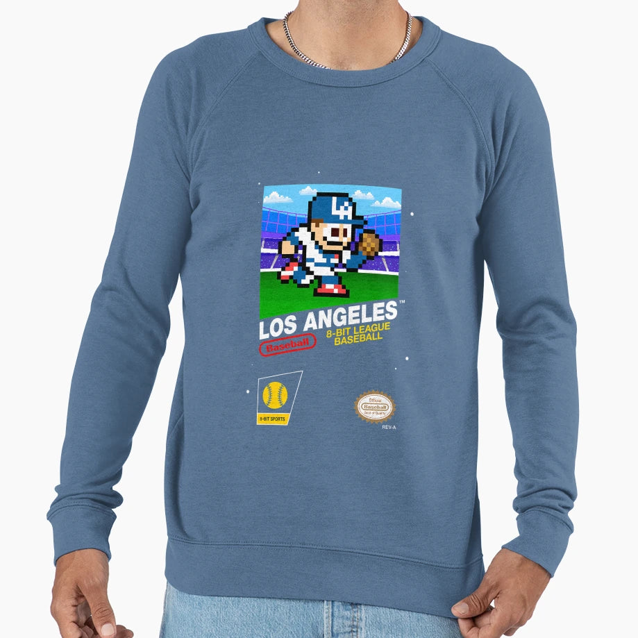 Los Angeles 8 Bit Videogame Sweatshirt - Trendy Graphic for Adults - T-Shirt, Sweatshirt, Hoodie
